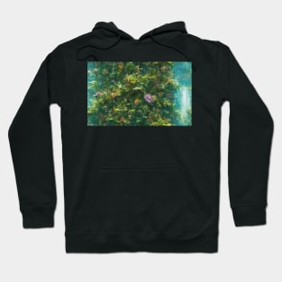 Seamless Jungle Plants Texture Patterns Hoodie